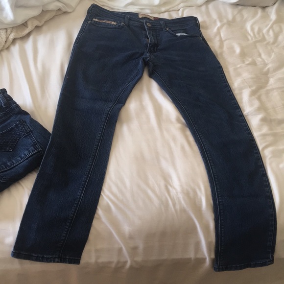 Navy blue Hudson & Barrow NYC jeans - Picture 1 of 5